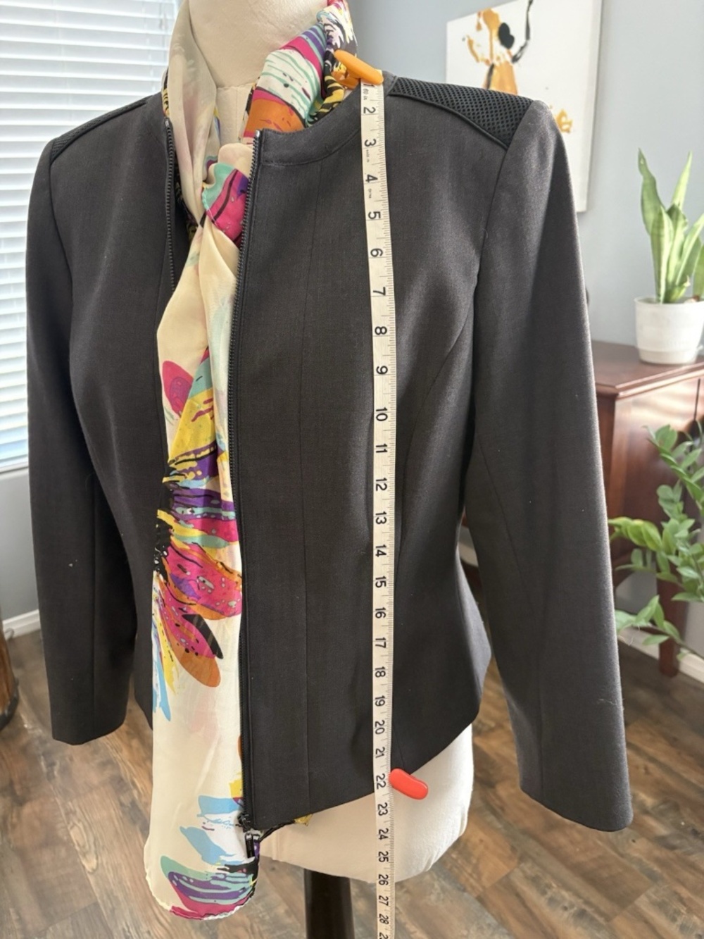 Marc Jacob Moto Style dress Gray Jacket